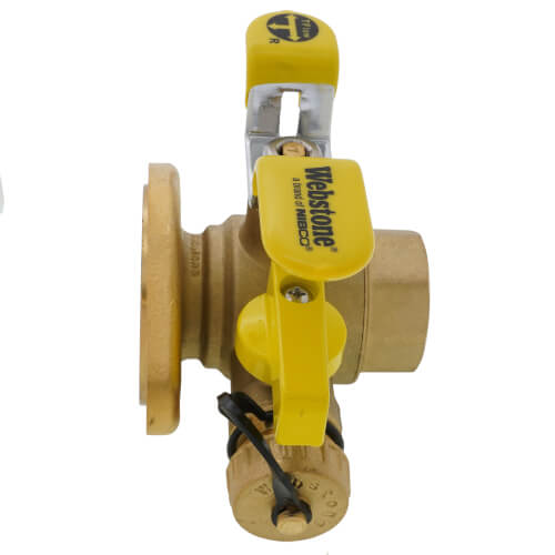 Main product image of 1" Threaded Isolator w/ MF Drain & Rotating Flange High Velocity - Lead Free