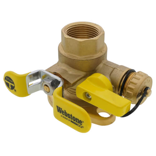 Main product image of 1" Threaded Isolator w/ MF Drain & Rotating Flange High Velocity - Lead Free