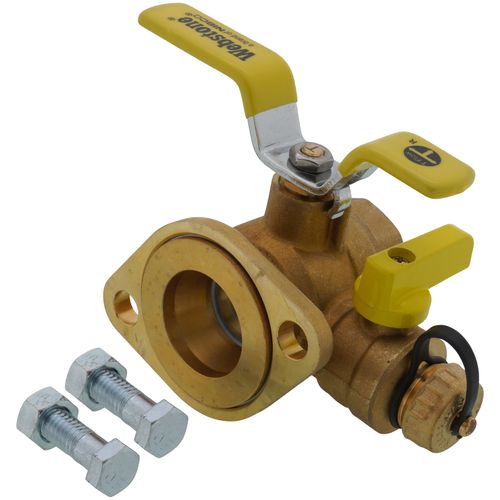 Main product image of 1-1/4" Threaded Isolator Flange w/ Drain & Rotating Flange