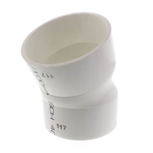 4" PVC Sch. 40 30° Elbow