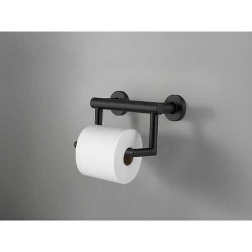 Main product image of Contemporary Tissue Holder w/ Assist Bar (Matte Black), 41550-BL