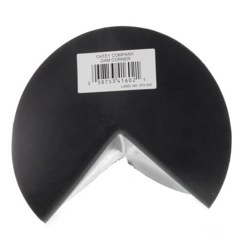 41602 Oatey 41602 Corner Dam for PVC Shower Pan Liner