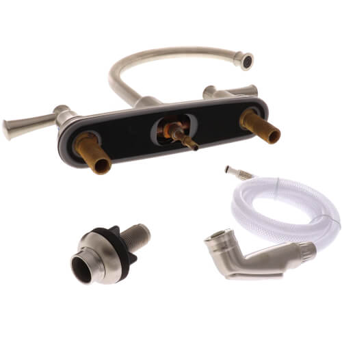 Main product image of Cleveland Faucet Capstone Two-Handle High Arc Kitchen Faucet (Classic Stainless), 41613CSL