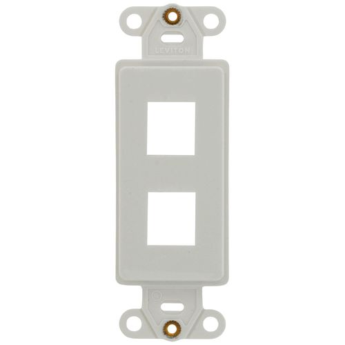 Main product image of QuickPort Decora Multimedia Insert, 2-Port (White)