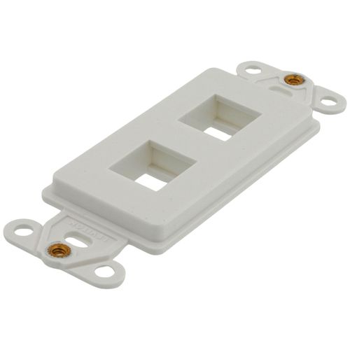 Main product image of QuickPort Decora Multimedia Insert, 2-Port (White)
