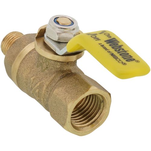 Main product image of 1/4" FIP x 1/8" MIP Full Port Forged Brass Mini Ball Valve