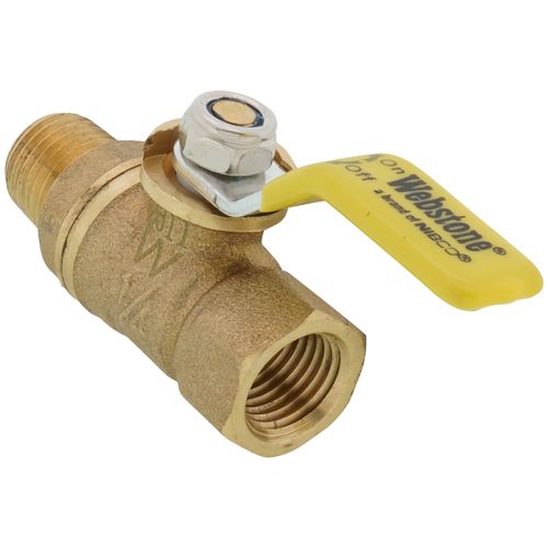 Main product image of 1/4" FIP x MIP Full Port Forged Brass Mini Ball Valve