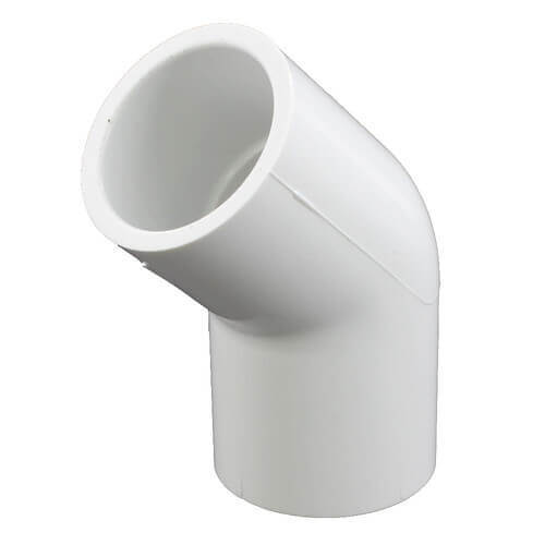 Main product image of 10" PVC Sch. 40 45° Elbow (Fabricated)