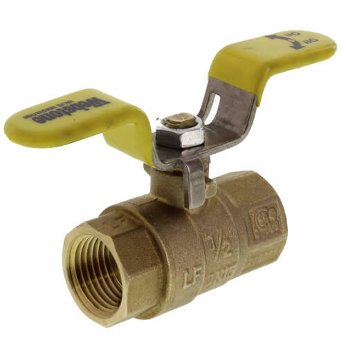 Main product image of 1/2" Threaded Full Port Ball Valve w/ T-Handle (Lead Free)