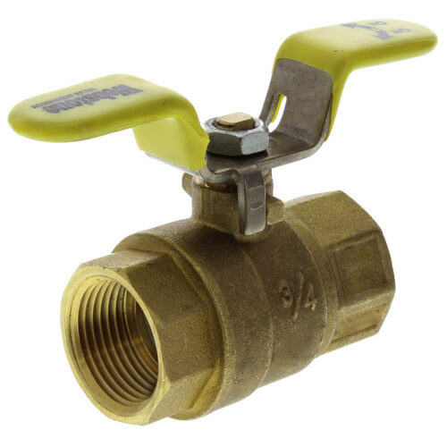 Main product image of 3/4" Threaded Full Port Ball Valve w/ T-Handle (Lead Free)