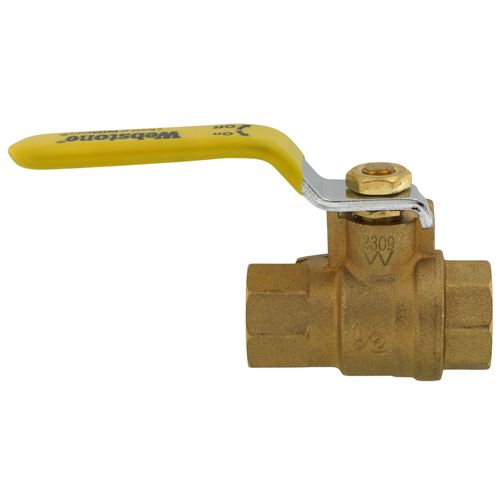Main product image of 1/2" IPS Full Port Forged Brass Ball Valve with IPS Hole