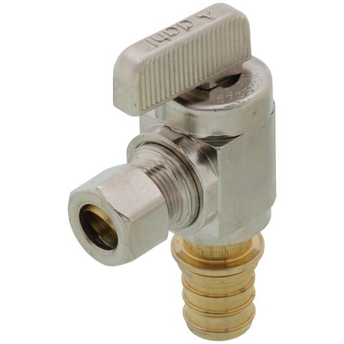 Main product image of 1/2" EVERLOC+ x 3/8" Compression Angle Ball Valve