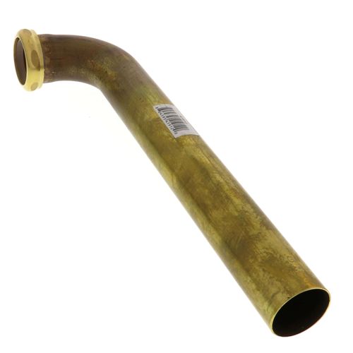 Main product image of 1-1/2" x 12" Rough Brass Slip Joint Waste Bend, 17 GA