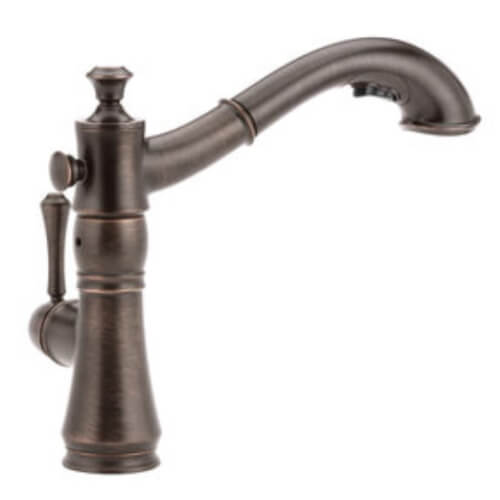 Main product image of Cassidy Single Handle Pull-Out Kitchen Faucet (Venetian Bronze), 4197-RB-DST