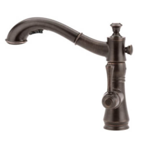 Main product image of Cassidy Single Handle Pull-Out Kitchen Faucet (Venetian Bronze), 4197-RB-DST