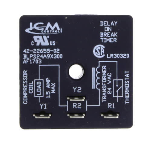 Main product image of Time Delay Relay (Delay On Break), 42-22655-02