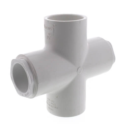 Main product image of 1-1/4" x 1" PVC Sch. 40 Cross