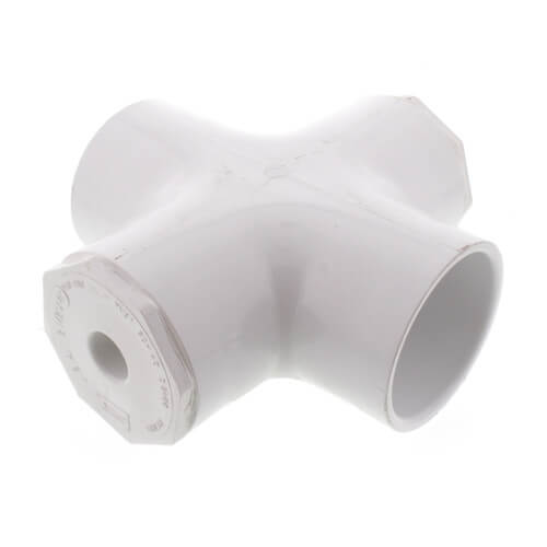 Main product image of 2-1/2" x 1/2" PVC Sch. 40 Cross