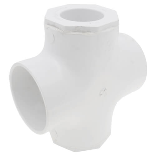 Main product image of 4" x 2-1/2" PVC Sch. 40 Cross