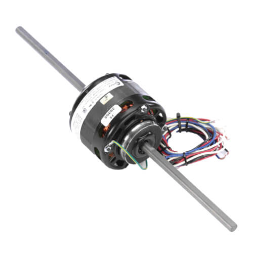 Main product image of 4-5/16" 3-Speed Double Shaft, Shaded Pole Blower Motor (115V, 1550 RPM, 1/10, 1/15, 1/20 HP)