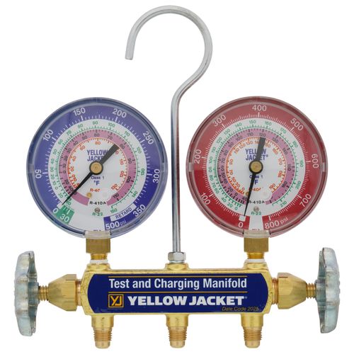 Main product image of Series 41 Manifold w/ 3-1/8" Refrigerant Gauges (R22/R404/R410A)