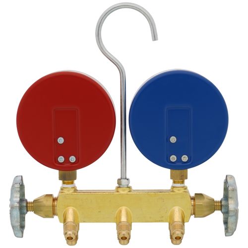 Main product image of Series 41 Manifold w/ 3-1/8" Refrigerant Gauges (R22/R404/R410A)