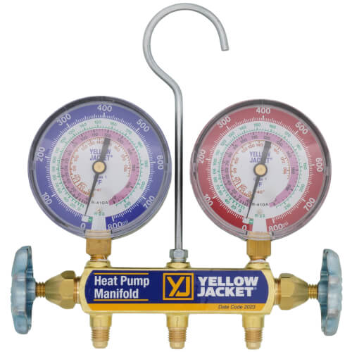 41866 Yellow Jacket 41866 Series 41 Manifold w/ 31/8" Refrigerant
