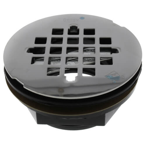 Main product image of 2" ABS No-Calk Shower Drain with Stainless Steel Strainer