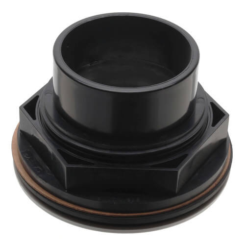 Main product image of 2" ABS Solvent Weld Shower Drain with White Plastic Strainer