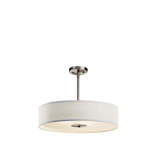 Main product image of 20" 3 Light Convertible Pendant (Brushed Nickel)