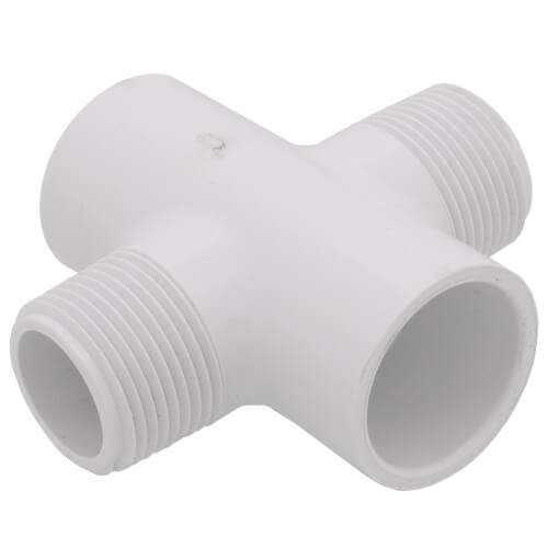 Main product image of 1" PVC Sch. 40 Cross (Socket x MIPT)