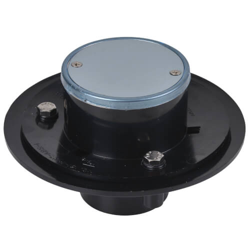 Main product image of 2" 151 Series ABS 2 Part Shower Drain with Test Cap for Hot Mopping