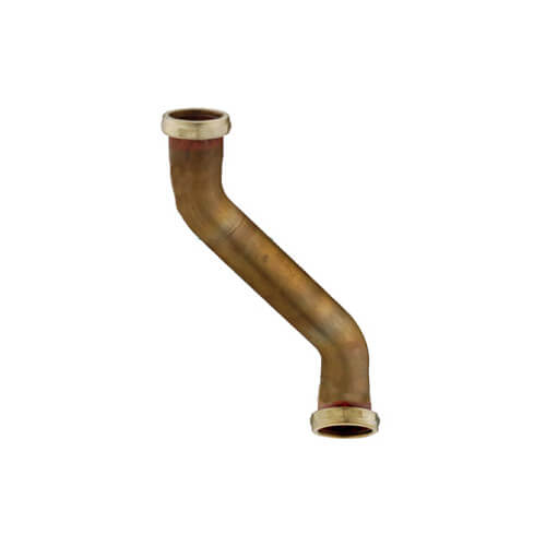 Main product image of 1-1/2", 17 Gauge, Double Offset (Rough Brass)