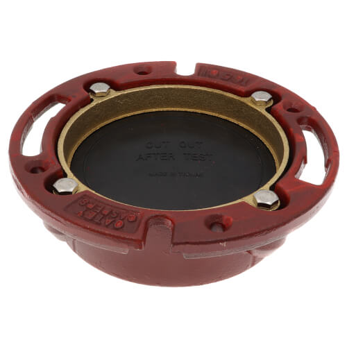 Main product image of 4" Cast Iron Closet Flange w/ Test Cap