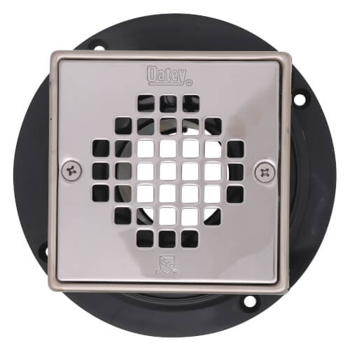 Oatey 42418 – Grille De Vidange Carrée Noir Mat, à Visser, Neuve