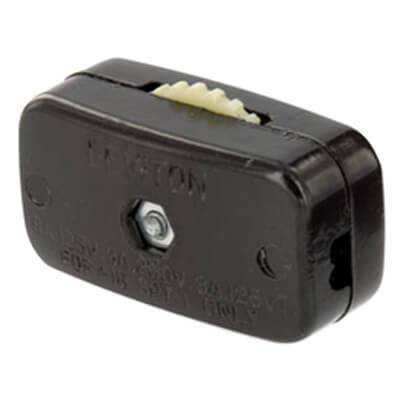 Main product image of Miniature Feed-Through Cord Switch, ON-OFF, Brown
