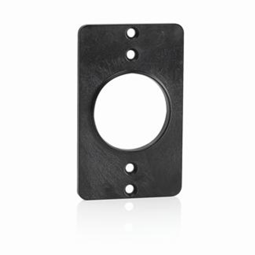 Main product image of Coverplate, Standard, Single-Gang, Thermoplastic, 1.56" Diameter (fits 20a & 30a Receptacles) (Black)