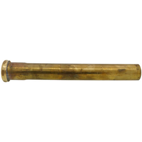 Main product image of 1-1/2" x 12", 17 Gauge, Slip Joint Extension Tube (Rough Brass)