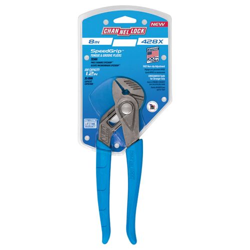Main product image of 8" SpeedGrip Straight Jaw Tongue and Groove Pliers