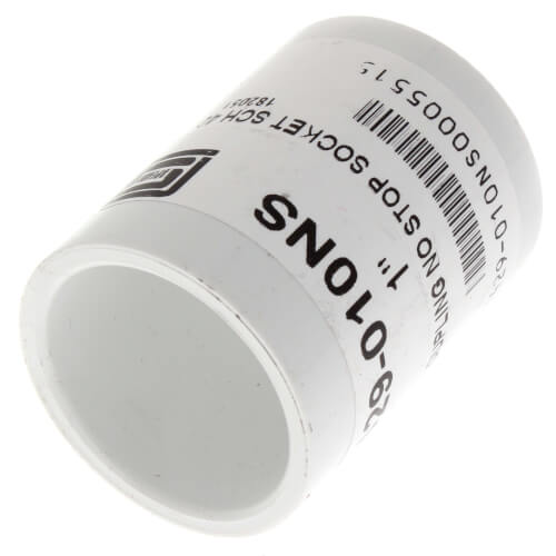 Main product image of 1" PVC Schedule 40 Coupling, No Stop (Socket)