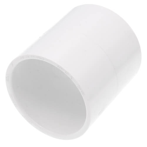 Main product image of 2" PVC Schedule 40 Coupling, No Stop (Socket)