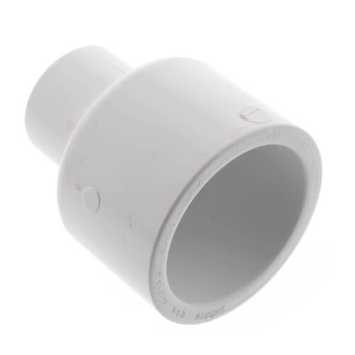 Spears 429-L Series PVC Pipe Fitting, Coupling, Schedule 40, Clear, 1/4...