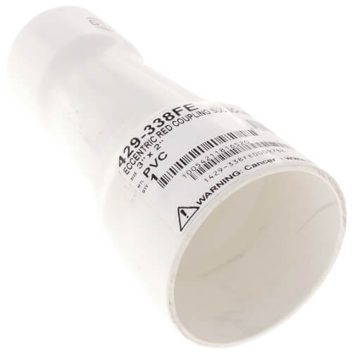 Main product image of 3" x 2" PVC Schedule 40 Eccentric Reducer