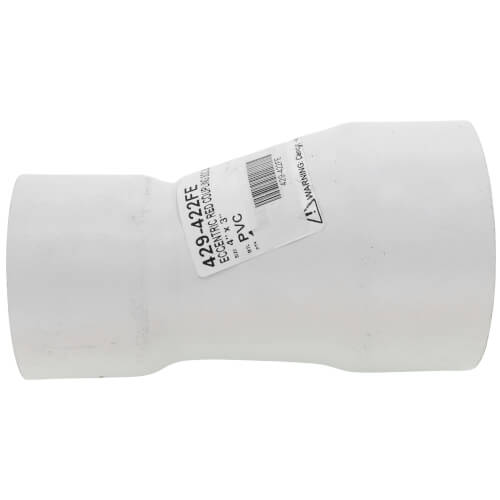 429422FE 429422FE 4" x 3" PVC Schedule 40 Eccentric Reducer