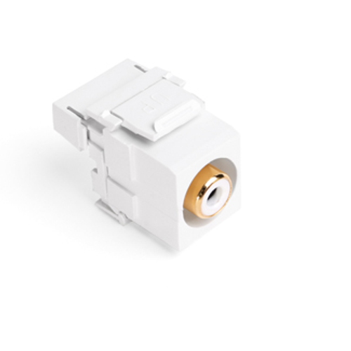 Main product image of RCA 110-termination Quickport, Connector (White) Barrel (White) Housing