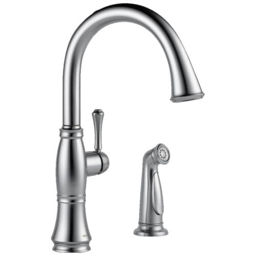 Main product image of Cassidy Single Handle Kitchen Faucet w/ Spray (Arctic Stainless), 4297-AR-DST