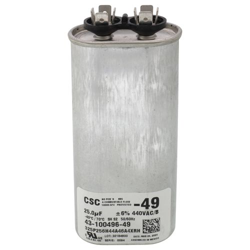Main product image of 25 MFD Oval Run Capacitor (440V), 43-100496-49