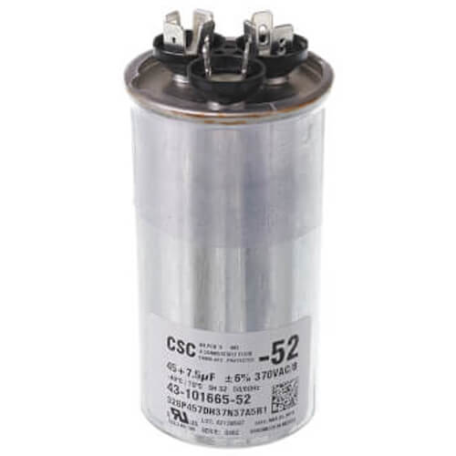 Main product image of Capacitor - 45/7.5/370 Dual Round, 43-101665-52