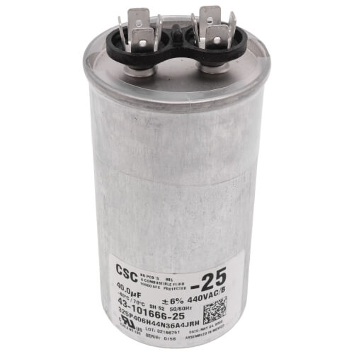 4310166625 Rheem 4310166625 Capacitor 40/440 Single Round, 43