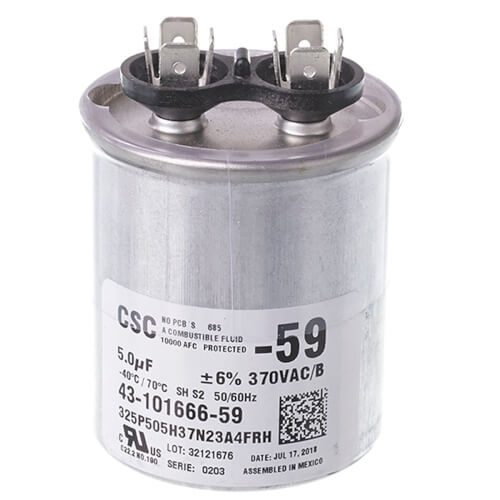 Main product image of Capacitor - 5/370 Single Round, 43-101666-59